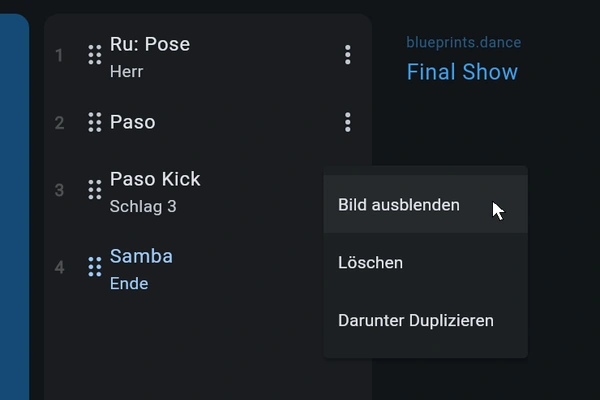 Bilder ausblenden