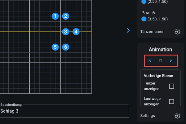 Schrittweise Animation